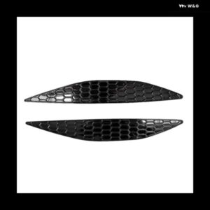 リアバー ハニカム リフレクター カバー トリム スタイリング VW ゴルフ 7 1ペア