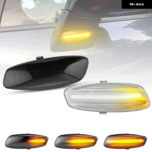 プジョー 207 308 3008 5008 RCZ パートナー シトロエン C3 C4 C5 DS3 DS4 LED サイドマーカーランプ ミラー 下 ウィンカーライト 2個