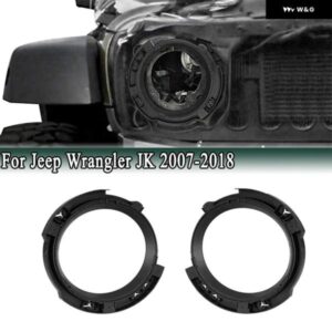ジープ ラングラー JK 2007-2018 7インチ LED ヘッドライト ベース ブラケット マウント バケット ランプフード リング