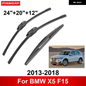 3PCS カー ワイパー BMW X5 F15 2013-2018 フロントリア ワイパー ブレードブラシ 自動車アクセサリー 2013 2014 2015