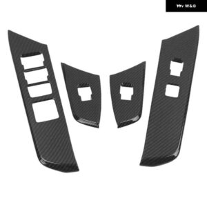 レクサス UX200 UX250H UX260H 2019 2020 ABS カーボン ウィンドウリフター コントロール フレーム スイッチ アームレスト カバー パネル