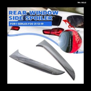 リアウィンドウサイドウィング トリム 水転写プリントスポイラー 車1シリーズF20