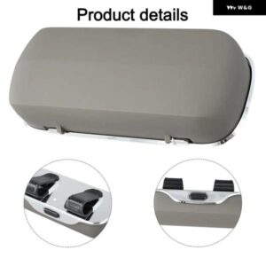 コンパクトなサングラス ボックス 車用 メガネ ケース多用途カラーオプション簡単取り付け幅 用途車内