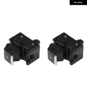 2X 自動車用ウィンドウスイッチ ガラスリフター シングルスイッチ フォード フィエスタ 2017-2019 H1BT-14529-AA H1BT14529AA