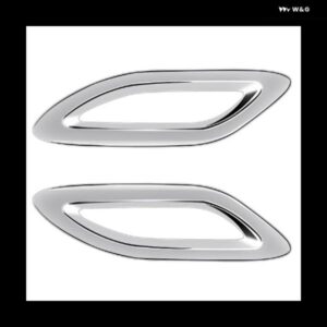 車用シルバーリアテール フォグランプ フレーム カバー トリム トヨタ アルファード40系2023年以降車