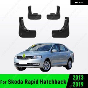 車用 フロントリア マッドガード シュコダ ラピッド ハッチバック 2013 - 19 マッド フラップ アクセサリー スプラッシュガード フェンダー