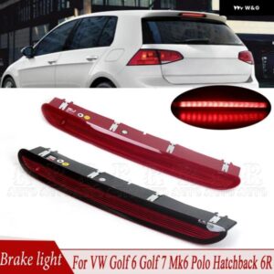リアハイ マウント サード ブレーキライト サード ストップブレーキ ランプ フォルクスワーゲン ゴルフ 6 ゴルフ 7 MK6 ポロ ハッチバック 6R 2011-2017 1個