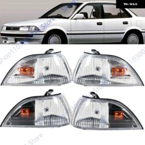 カーアクセサリー ヘッドライト トヨタ カローラ EE90 AE90 1989 - 92 フロントコーナーランプ 信号ランプ ライト ヘッドランプ