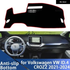 フォルクスワーゲン VW ID.4 CROZZ 2021-2024 滑り止めマット ダッシュボード カバー パッド サンシェード ダッシュマットカーペットカーアクセサリー