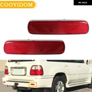 リア バンパー テールライト リア バンパー フォグランプ トヨタ レクサスLX470 1998 1999 -2007テールランプ リフレクター ライト ストップブレーキ ランプ