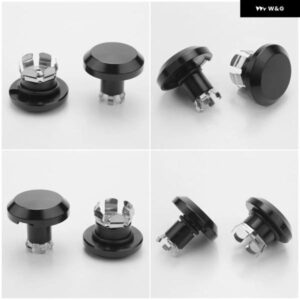 スポーツスター S 1250 RH1250 S PAN AMERICA 1250 S PA1250 2021 2022 フロントアクスルナットカバー ピボットボルトカバー ブラック