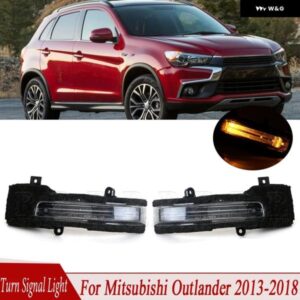 LED 車用バックミラー ウィンカーライト 三菱 アウトランダー 2013-2016 2017 2018 サイドミラー ランプ ランサー 2016 8351A135