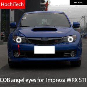 スバル インプレッサ WRX STI 2007 - 11 COB LED デイライト ホワイト COB LED エンジェルアイズ リング 超高輝度