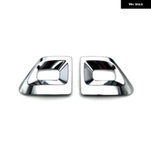 車用フロント フォグランプ カバー トリム 装飾 アクセサリー 日産 パスファインダー R53 2022 2023 - シルバー