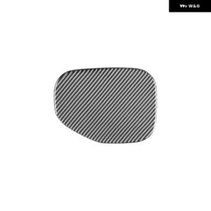 カーボン製 フォード マスタング マッハE 2021-2024年式車用充電ポートカバー トリム ステッカー 内装アクセサリー