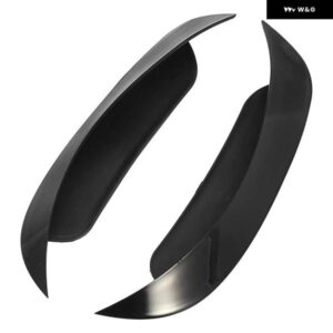 リア バンパー ベントカバー フラップ スプリッター トリム 光沢ブラック メルセデス ベンツ GLA 200 250 X156 GLA45 AMG 2013-2018ペア