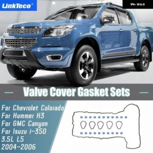 バルブ カバー ガスケットセット ISUZU I-350 CHEVROLET COLORADO HUMMER H3 GMC CANYON 3.5L L5 2004-2006 VS50703R エンジン パーツ