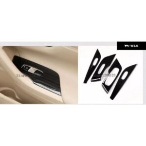 日産 ティアナ /アルティマ 2013-2017 インナードア アームレスト ウィンドウリフトスイッチ ボタン パネル ストリップ ステッカー カバー トリム 6個