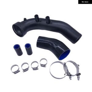 インテークターボチャージ パイプ キット N54 E82 E87 E88 E90 E92 E93 135I 335I 335XI 335IS 335I XDRIVE エアチャージ パイプ 535XI 535I レッド - K8-06　Black