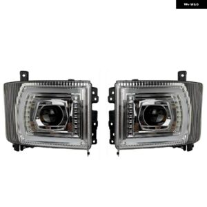 ISUZU 700P トラック 大型車 LED ヘッドライト フォグランプ デイタイム ランニングライト ウィンカー ドライビングシグナル ランプ アセンブリ - b-left　and　right