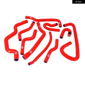 シリコン ラジエーター ホースキット ルノー クリオ I/ウィリアムズ R19 16S/16V F7P 1.8L 1988-1997 10個 - k8-160　k8-161　red