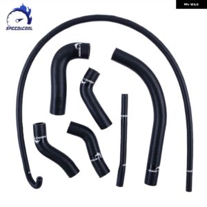 1987-1989 カワサキ GPZ600R GPZ 600 R バイク 用シリコン ラジエーター クーラントホースキット - Matt　Black