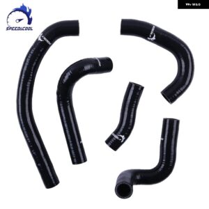 1990-1992 カワサキ ZZR600 ZZR 600 D 1991 バイク 用シリコン ラジエーター ヒータークーラント チューブ パイプ ホースキット - black