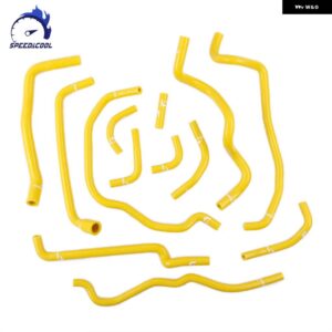 1999-2006 トヨタ セリカ ZZT231 190 1.8 2ZZ-FE エンジン RHD シリコン ラジエーター クランクケース ブリーザー チューブ パイプ ホースキット - Yellow