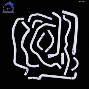 1999-2006 トヨタ セリカ ZZT231 190 1.8 2ZZ-FE エンジン RHD シリコン ラジエーター クランクケース ブリーザー チューブ パイプ ホースキット - WHITE