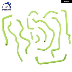 1999-2006 トヨタ セリカ ZZT231 190 1.8 2ZZ-FE エンジン RHD シリコン ラジエーター クランクケース ブリーザー チューブ パイプ ホースキット - Green　Toxic