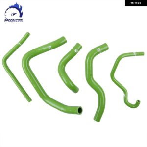 1998-2002 カワサキ NINJA ZX6R ZX600 ZX600G ZX600J バイク 用シリコン ラジエーター クーラント チューブ パイプ ホースキット - Green