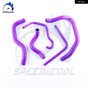 1998-2002 カワサキ NINJA ZX6R ZX600 ZX600G ZX600J バイク 用シリコン ラジエーター クーラント チューブ パイプ ホースキット - Purple