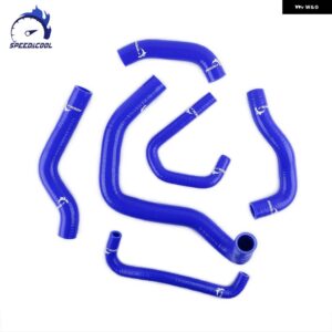 2007-2008 カワサキ NINJA ZX6R ZX600P バイク 用シリコン ラジエーター クーラント チューブ パイプ ホースキット - Blue