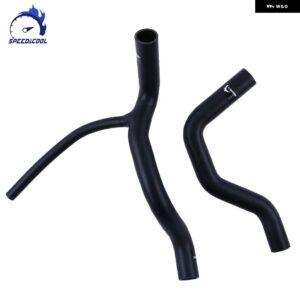 1991-1998 ランドローバー ディフェンダー 90 110 200 TDI 車用シリコン ラジエーター クーラント トップ ボトム パイプ チューブ ホースキット - Matt　Black