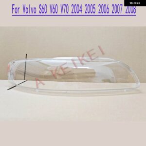 ボルボ S60 V60 XC60 V70 XC70 2004 2005 2006-2008 車用 ヘッドライト カバー クリア ヘッドランプ シェルレンズ 交換用ランプシェード - 1pcs　for　right　light