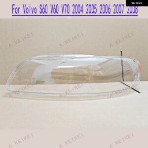 ボルボ S60 V60 XC60 V70 XC70 2004 2005 2006-2008 車用 ヘッドライト カバー クリア ヘッドランプ シェルレンズ 交換用ランプシェード - 1pcs　for　left　light