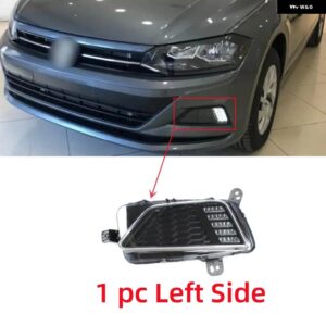 フロント バンパー LED DRL デイタイム ランニングライト フォグランプ 2G0941661B 2G0941662B VW VIRTUS 2018-22 - 1　pc　left　side