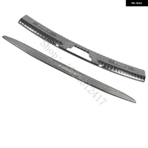 純電気 JAGUAR I-PACE 2018~2022 カーアクセサリー リア バンパー プロテクター シル トランク トレッドプレート トリム バンパー - 6