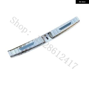 メルセデス ベンツ GLB クラス X247 2021-2023 リア バンパー プロテクター シル トランク トレッドプレート トリム カーアクセサリー - Silver black logo2