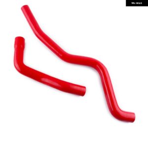 1971-1988 シボレー シボレー カマロ スモールブロック シリコン ラジエーター クーラント パイプ チューブ ホース キット - Red