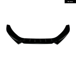 車用フロント バンパー スポイラー スプリッターリップ アウディ A4 S4 B8.5 SLINE 2013-2016 ロワーブレード トリム ガード プロテクター カナード - Glossy Black