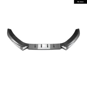 車用フロント バンパー スポイラー スプリッターリップ アウディ A4 S4 B8.5 SLINE 2013-2016 ロワーブレード トリム ガード プロテクター カナード - Carbon-Black