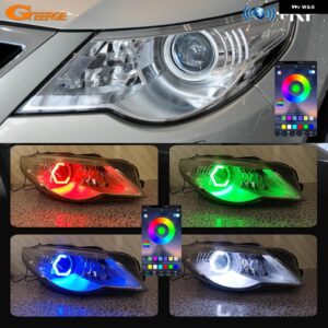 フォルクスワーゲン VW パサート CC 357 BLUETOOTH アプリ ダイナミック シーケンシャル ウィンカー ライト マルチカラー RGB LED エンジェルアイ ヘックス - RGB NON Dynamic