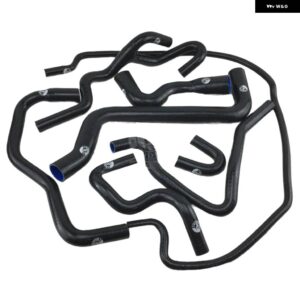 シリコン製クーラント ラジエーター ヒーターホース SAAB 9-5 2.0T 2002-2010 B205 B235 4899449 55558952 55558930 55558606 4757126 4756698 - K8-57 BLACK