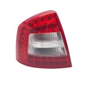 LED リアライト バンパー ライト テールライト カバー ブレーキランプ シュコダ オクタビア A6 RS 2009-13 カー スタイリング - Left