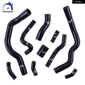 2000-2008 ミニ クーパー S R52 R53 2001-07 シリコン ラジエーター ホース クーラント パイプ キット - black