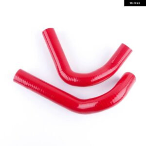 1964-1966 ダッジ ダート プリマス ヴァリアント バラクーダ 2.8L 3.7L シリコン ラジエーター クーラント パイプ チューブ ホースキット - Red