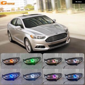 フォード モンデオ MK5 V フュージョン 2013-16 BLUETOOTH アプリ ダイナミック シーケンシャル マルチカラー RGB LED エンジェルアイ ヘックス - RGB NON Dynamic