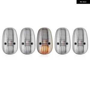 OE仕様 55077067AA スモーク アンバー LED フロントキャブ ルーフライト 1999-2001 2002 ダッジ ラム 1500 2500 3500 トップキャブ ルーフ ランニングランプ - Clear Amber