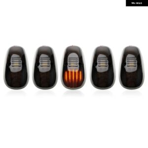 OE仕様 55077067AA スモーク アンバー LED フロントキャブ ルーフライト 1999-2001 2002 ダッジ ラム 1500 2500 3500 トップキャブ ルーフ ランニングランプ - Smoked Amber